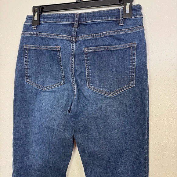 J‎ Jill jeans smooth fit slim ankle size 2 cropped mid rise denim jeans - Picture 8 of 10